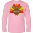 thumbnail image 3 of Inktastic Thanksgiving Day Turkey Football Fan Long Sleeve Youth T-Shirt, 3 of 5