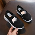 thumbnail image 2 of Gubotare Shoes for Kids Girls Girls Slip-On Sneakers Kids Lightweight Sole Walking Shoes Size 1.5 (Black,Big Kids 1.5), 2 of 6