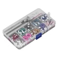 thumbnail image 4 of Grommet Tool Kit, Easy Installation Rich Colors 120Pcs Eyelets Leather Grommets Kit Durable Metal  For Belts, 4 of 8