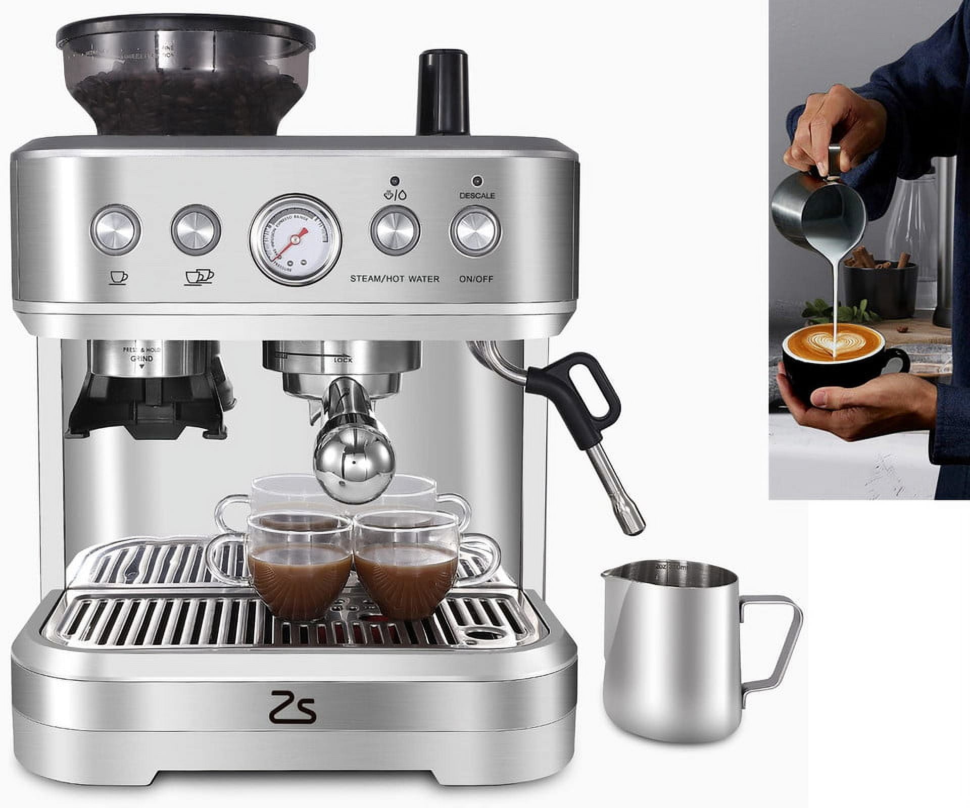 Breville BES870XL Barista Express Espresso Maker with Built