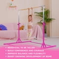 thumbnail image 6 of Kangaroo Hoppers Adjustable Gymnastics Bar for Kids Ages 3-15, 35.4" to 57.1", Horizontal Bar for Home, Steady Steel Construction, Anti-Slip, 260LBS, 6 of 7