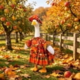 thumbnail image 4 of Sahpxhe Halloween Porch Goose Outfit Decorations, Thanksgiving Holiday Clothes Costume for Lawn Goose Statue Outdoor Patio Party Decor Fits 23 in Multicolor, 4 of 6