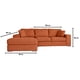thumbnail image 4 of Sala Kessa Muebles Palermo Chaise Longue Marron, 4 of 5
