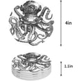 thumbnail image 1 of RYLABLUE Octopus Set of 4 Round Coaster for Drinks, Absorbent Ceramic Stone Coasters Cup Mat with Cork Base for Home Kitchen Room Coffee Table Bar Decor, 1 of 5