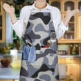 thumbnail image 6 of Camouflage Adjustable Waterproof Apron for Adults 33x27 Inch – Cooking Apron with 2 Large Pockets, Durable Polyester Bib for Kitchen, Baking, BBQ, and Home Use, 6 of 6