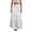White, variant on YUGYXL Women's High Waist Pleated Skirt A line Swing Midi Skirts Trendy Elegant Lightweight Solid Color Flowy Skirts Black XXL