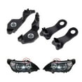 thumbnail image 3 of Furulu 4Pcs Black Car Headlight Repair Bracket For BMW E60 E61 525i 530i 540i 545i 550i, 3 of 5