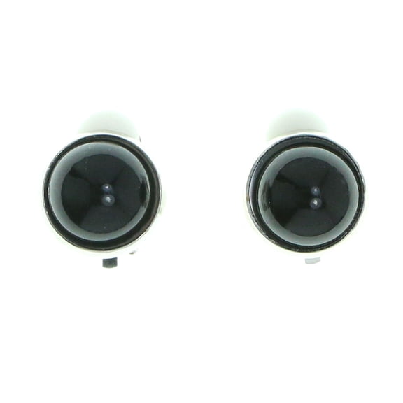 Mi Amore Clip-On-Earrings Silver-Tone/Black