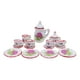 thumbnail image 3 of Mini tetera taza plato casa de muñecas miniatura porcelana taza de té muebles escena de vida Flor, 3 of 8