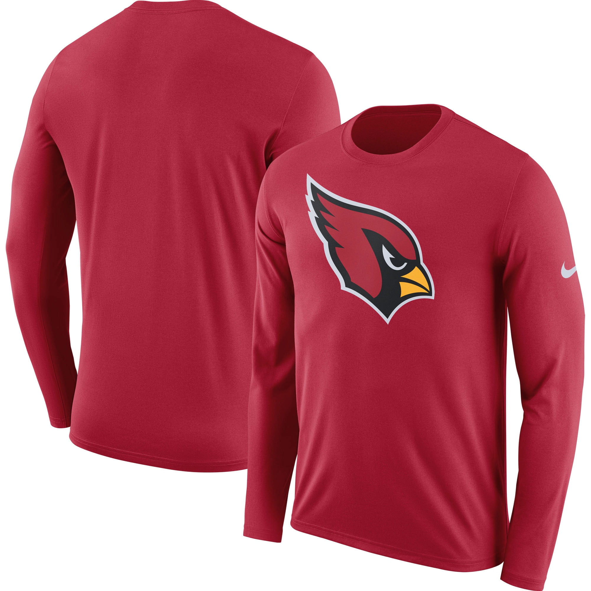 Arizona Cardinals Nike Fan Gear Primary Logo Long Sleeve Performance T-Shirt - Cardinal 
