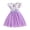 Purple-Flutter Sleeve, variant on Lanbubble Girls Floral Tulle Dress Flutter Sleeve Tutu Princess Party Dress 3-7 Years