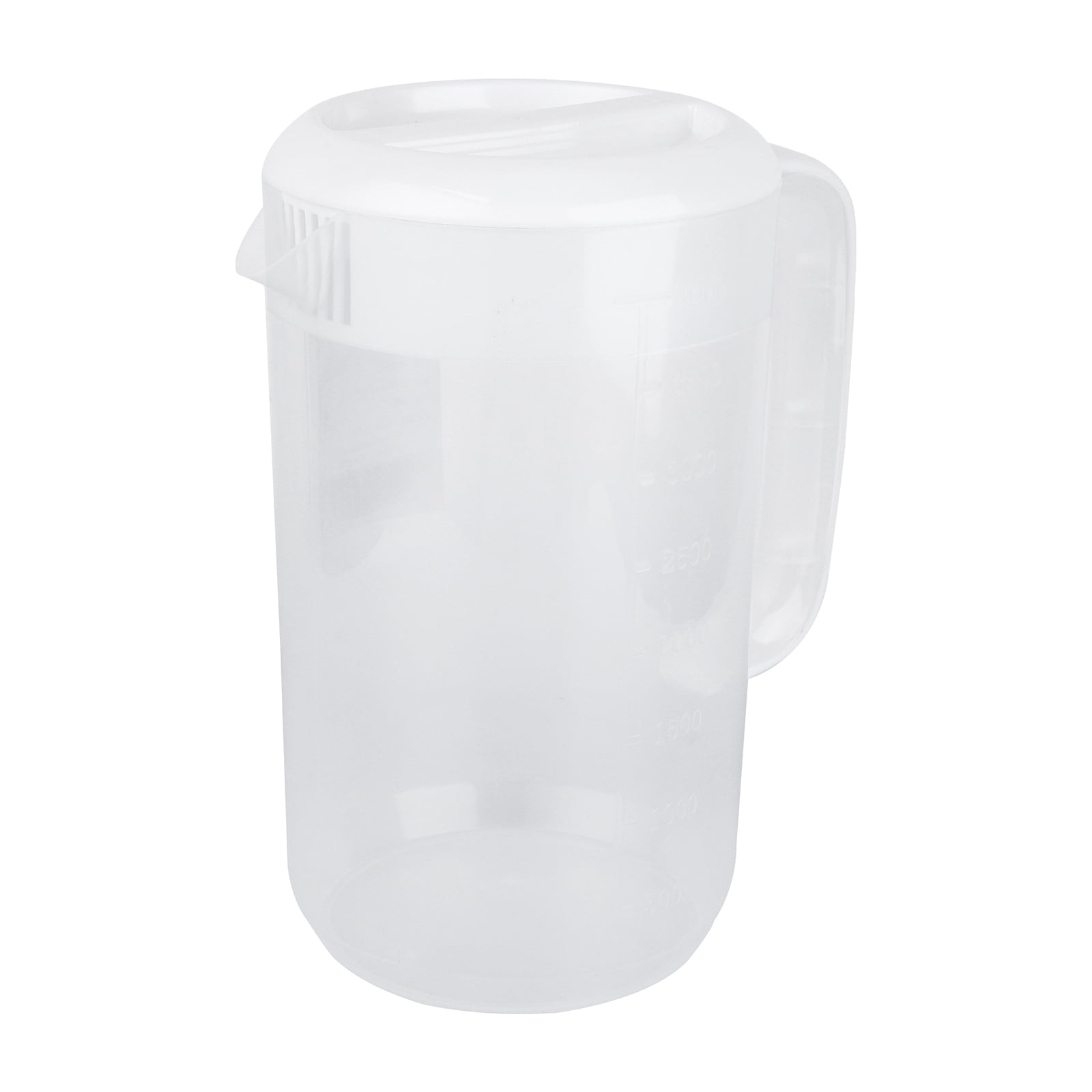 PENIKOKO Large Capacity Transparent Plastic Water Pitcher with Lid for Home, Kitchen, Office Use - and