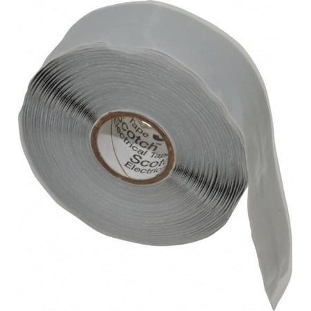 3M 1 x 30 x 20 mil Gray Silicone Electrical Tape Silicone Adhesive 356&deg;F Max 600 V/mil Series 70HDT