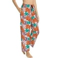 thumbnail image 2 of Naloa Hawaiian Style Print Women’s Ultra-Soft Comfy Pajama Lounge Pants with Pockets & Drawstring, 2 of 8