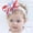 White, variant on Nrmvnmi Girls' Patriotic Print Hair Clip + Hair Net Set 4th of July Themed Bow Bound Clip Independence Day Hair Clip Hair Net
