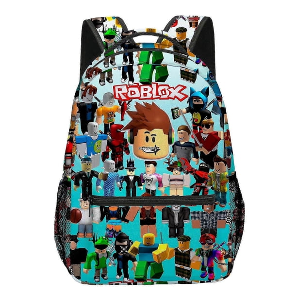 New ROBLOX Game School Bag Backpack Lightning Student School Bag Men and Women Shoulder Bag Computer Bag 26s