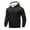 Black, variant on Men's Hoodie Fleece Lined Hoodies Pullover Long Sleeve Thick Winter Hooded Sweatshirt Warm Athletic Tops