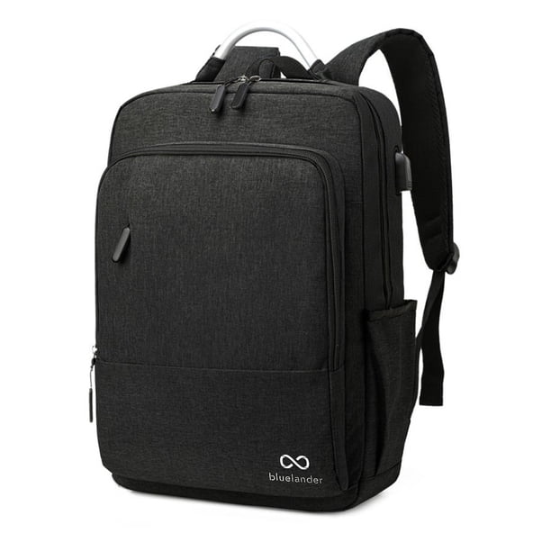 Mochila con Manija de Metal, Bluelander, Estilo Moderno, Negro Bluelander Mochila para laptop