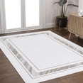 thumbnail image 5 of JONATHAN Y CARMEL 3 x 5 Area Rug, Athens Border Marble Pattern - Silver/Gold, CAR102C-3, 5 of 8