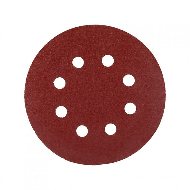 Discos De Lijado Discos De Lijado Rojos 10PCS 125mm Papeles De Lija De Grano Almohadillas De Pulido Para Reparación De Automóviles Pulido De Superficies De Hierro ANGGREK Otros