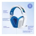 thumbnail image 3 of Audífonos Logitech con micrófono y cable G335 Blanco, 3 of 4
