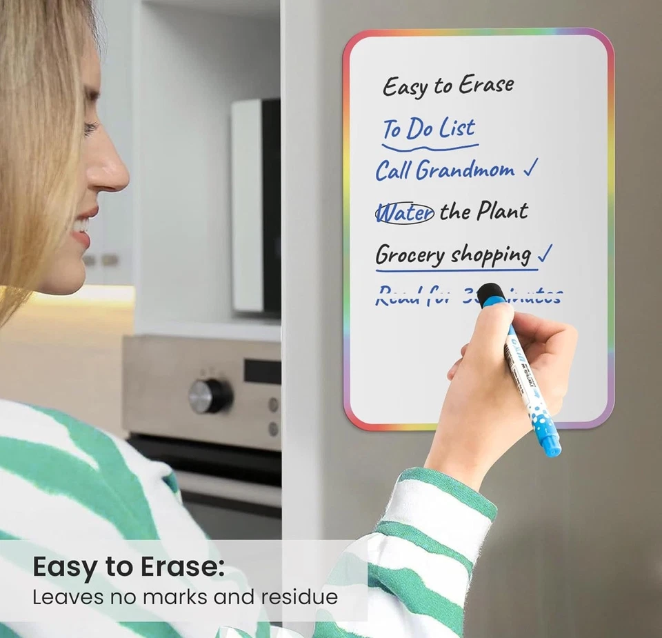 Magnetic Dry Erase Board Sheet For Fridge, Magnetic White Board For Refrigerator