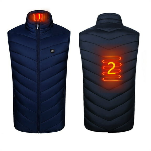 Carbon Fiber Heated Vest for Men Women - 3-Second Fast Heating Jacket XL, USB Rechargeable Electric Coat for Winter Sports, Outdoor Work & Gifts, Machine Washable