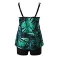 thumbnail image 5 of Plus Size Womens Swimsuits Tankini Swimsuit for Women 2024 Summer Two Piece Bathing Suits Print Sling Swim Tank Top With Shorts Beach Swimwear Summer, 5 of 5