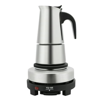 Bialetti Venus 10-Cup Electric Moka Stove Stainless Steel Coffee