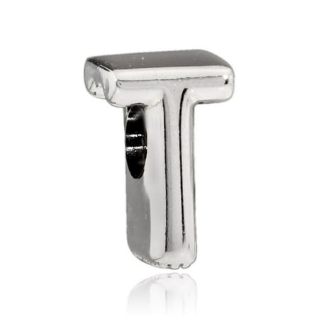 Pandora Letter T Charm In Sterling Silver 797474