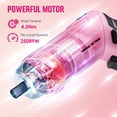 thumbnail image 5 of WORKPRO 75-Piece Pink Tool Set with 3.7V Cordless Screwdriver & Portable Steel Toolbox - Home, Garage, Dorm Essentials, 5 of 8
