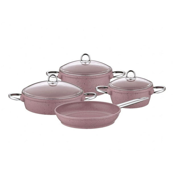 Tac Collection Vision 7Piece Aluminium Casting Cookware Set, NonStick
