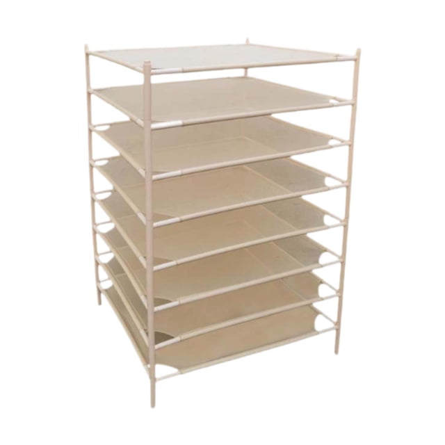 Pastilla de secado de suéter, soporte de almacenamiento de malla, organizador seco y dyier, secadora plana, 8 capas apilables para ropa, suéteres