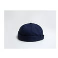 thumbnail image 4 of CoCopeanut 2020 New Unisex Winter Autumn Cuffed Short Melon Cap Solid Skull Baggy Retro Ski Fisherman Docker Beanie Hat Slouchy Hip-hop Cap, 4 of 6