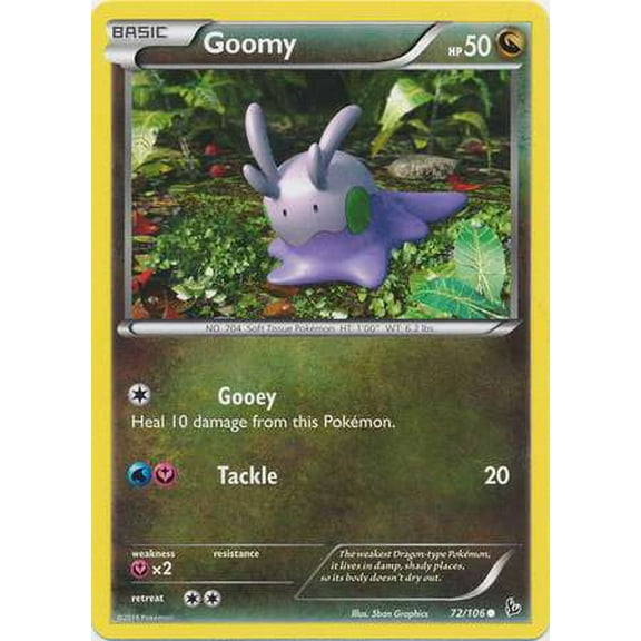 Pokemon Flashfire Goomy #72