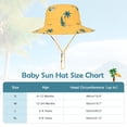 thumbnail image 6 of American Trends UPF 50+ Baby Boy Sun Hat Sun Protective Cute Wide Brim Summer Kids Beach Bucket Hats Toddler Sun Hats for Girl Coconut Tree M, 6 of 6