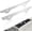 Silver(316 Stainless Steels), variant on ABCISI Stainless Steel Stove Gap Covers, Stove Gap Filler, Stove Gap Guard Between Stove Top & Counter, Heat Resistant and Easy to Clean Easy Retractable Length 13.8" to 27.5", Width 0.79" (2PCS)