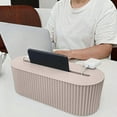 thumbnail image 2 of 1 Pcs Cord Organizer Box for Desk,Cable Management Box with Top Slot for Easy Plug-In,Ideal for Home and Office Organization,Pink, 2 of 5