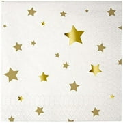 Meri Meri Toot Sweet Gold Star Small Napkins