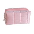 thumbnail image 1 of Velvet Makeup Bag Portable for Travel Size with Zipper to Storage Toiletries, 1 of 7