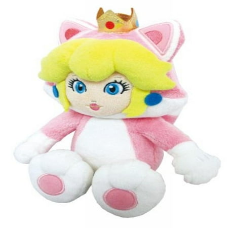 Sanei Super Mario 3D World Neko Cat Princess Peach 9 Plush Doll - Walmart.com