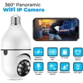 thumbnail image 2 of HD 1080P E27 Light Bulb IP Camera WiFi IR Night Smart Home Wireless Security Cam, 2 of 10