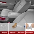 thumbnail image 2 of KBH Center Console Armrest Cover for Lexus ES350 2007 2008 2009, Leather Middle Console Lid Cover Replacement Skin Upholstery Interior Tirm, Gray, 2 of 6