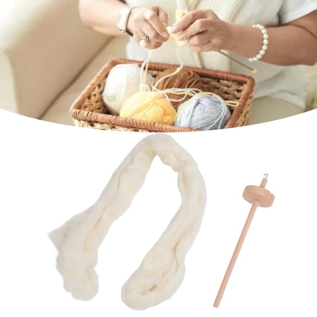Ensemble de Fil, Broche en Bois pour Couture Accessoires Fait Main