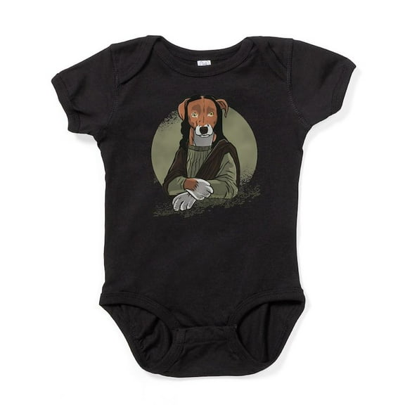 CafePress - Mona Lisa Dog Body Suit - Cute Infant Bodysuit Baby Romper - Size Newborn - 24 Months