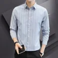 thumbnail image 5 of Ropa Hombre Rayas Tops Camisas Y Blusas Rojas Para Hombre Negocios Slim Fit Manga Larga Xxl 2025 Novedades En Moda 2024 Social SI, 5 of 5