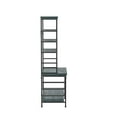 thumbnail image 4 of Furniture of America Garna Industrial Metal 6-Shelf Bookcase, 4 of 5