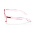 thumbnail image 2 of 2 Pairs Transparent Neon Color Deluxe Reading Glasses - Comfortable Stylish Simple Readers Clear Magnification 3.75, 2 of 4