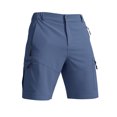 thumbnail image 4 of Mens Golf Shorts Relaxed Fit Stretch Business Casual Short Button Elastic Waist Bermuda Workout Short, S, 4 of 8