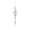 Clear and Silver, variant on Clear Glass Christmas Tree Ornament with Pearl Bead and Silver Finial, 1 Pack, Silver and White, for Holiday Tree Hanging Decoration